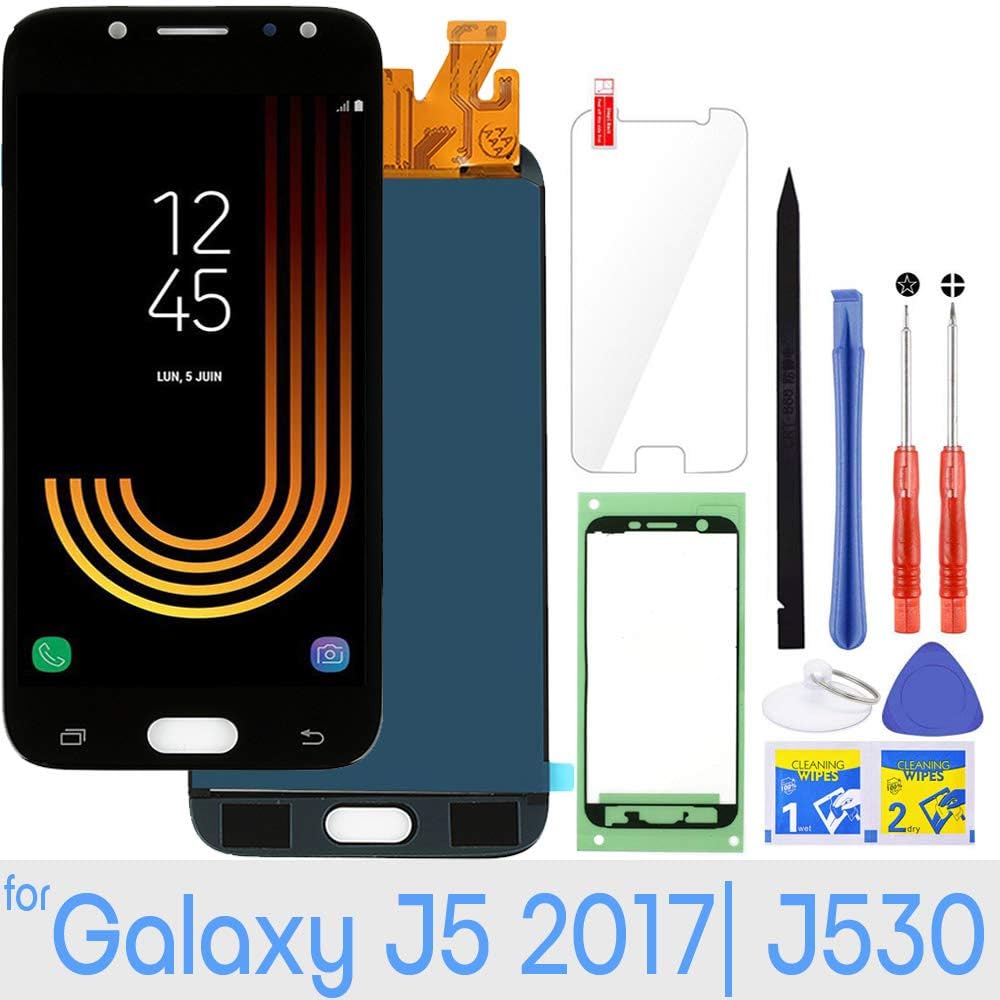 LCD Screen Replacement Touch Digitizer Display 5.2" (Black) for Samsung Galaxy J5 Pro 2017 J530 J530F J530S J530K J530L J530FM J530Y J530YM