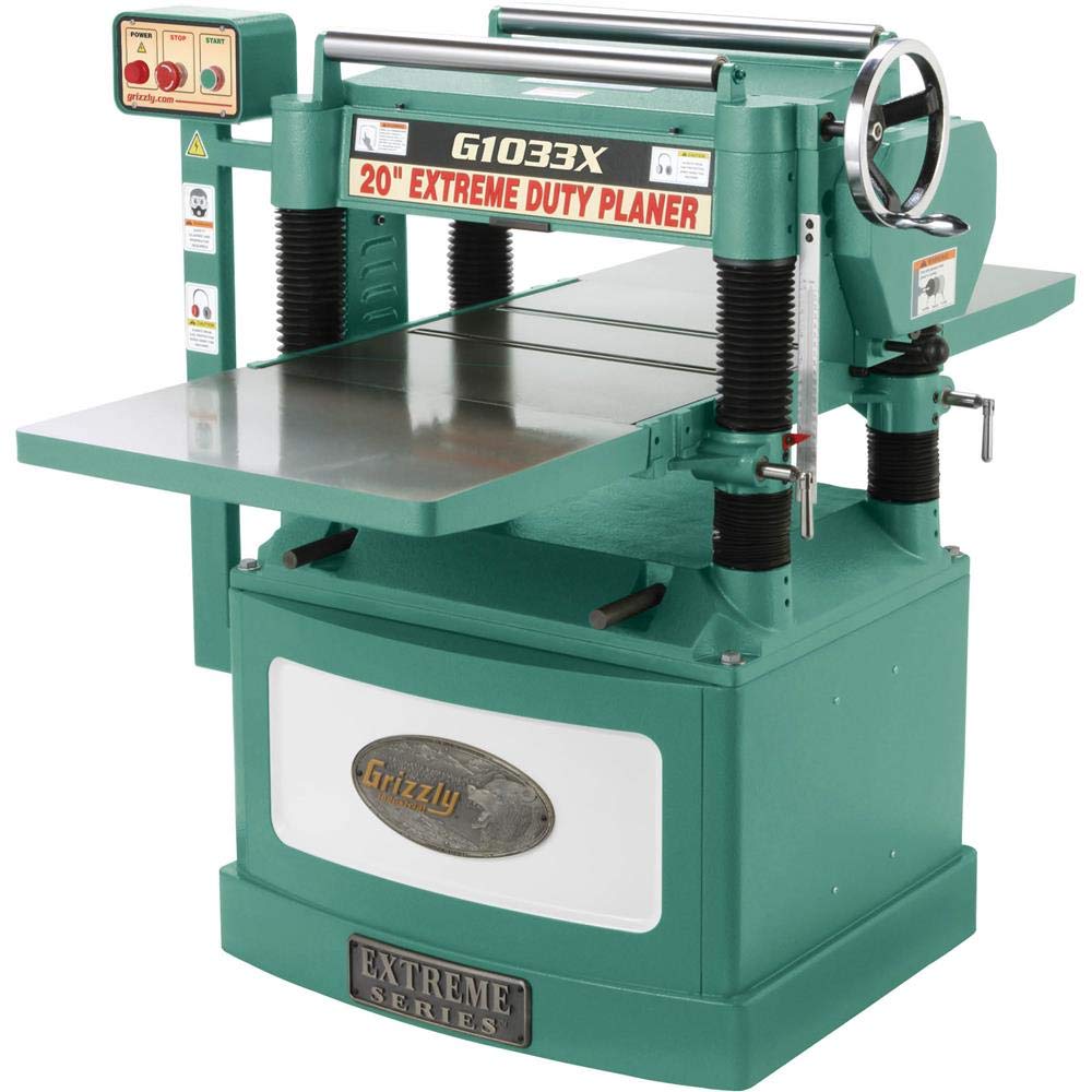 Buy Grizzly G1033X 5 HP Spiral Cutter Head Planer, 20Inch Online at