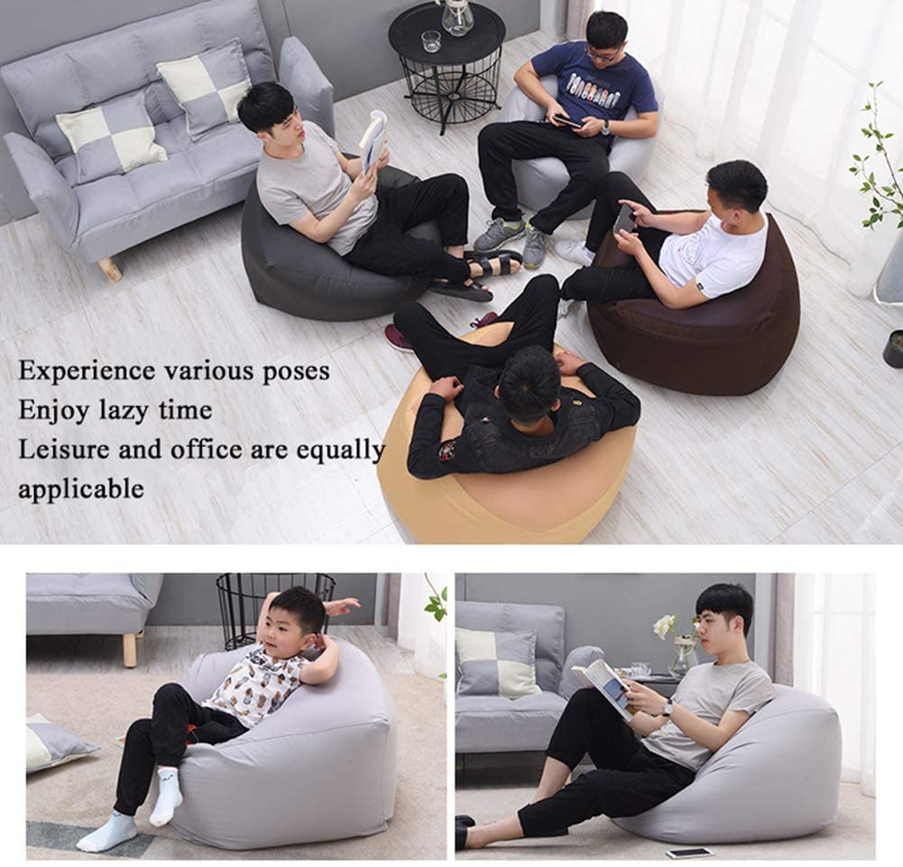 Fcyixia Bean Bag Cover Bean Bag Chair Indoor Square Large