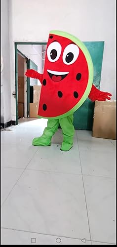 Disfraz de mascota de sandía para fiesta de carnaval, disfraz de mascota, S, M, L, XL, XXL
