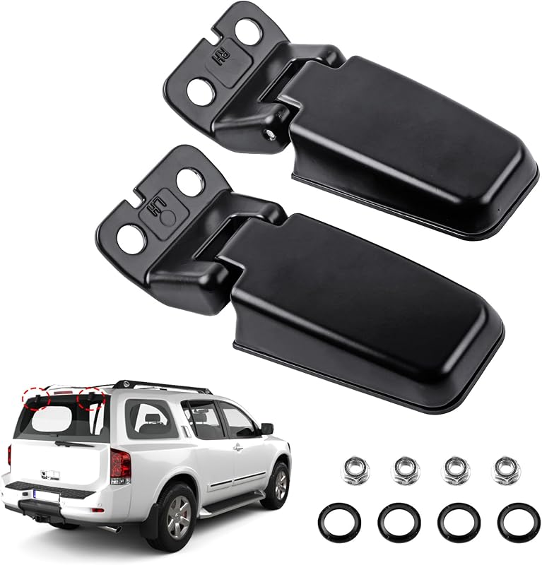 Kit de dobradiças do vidro traseiro Dtomi para Infiniti QX56 e Nissan Armada/Pathfinder – 2 unidades