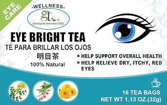 GT Eye Bright Tea, 1.13 Ounce Box (16 Tea Bags)