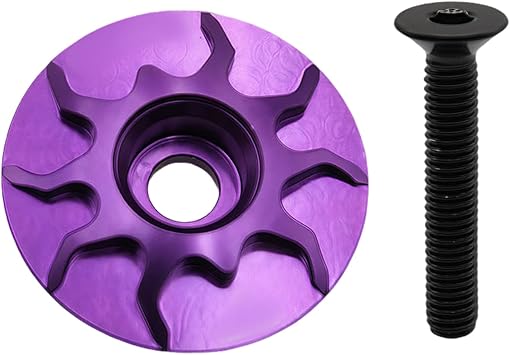 Aluminum Alloys Bicycles Stem Caps Mountain Bicycles Bowl Bike Stem Caps for Enhancing Cycling Experiences