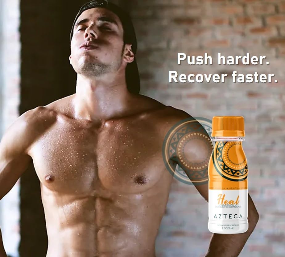 Miniatura 2 de AZTECA BOTANICALS Organic Energy Shot, inyección de resistencia orgánica de apoyo energético con refuerzo de vitamina B12, suplementos energéticos