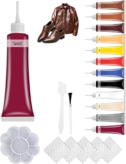 New Advanced Leather Repair GelProfessional Leather Repair Kit for Car Seat, Multifunctional Couch and Jacket Repair Kit (Dark Red)