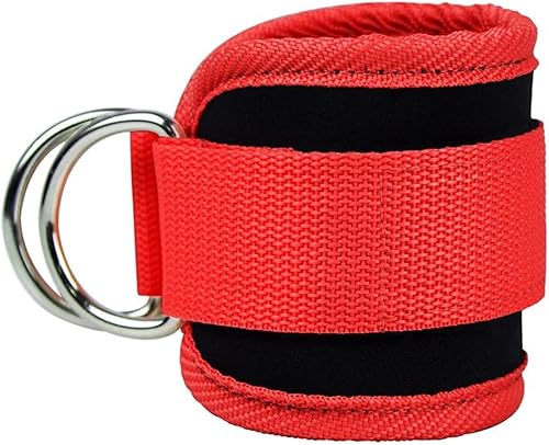 Miniatura 8 de Correas de tobillo, bandas de resistencia para el tobillo, muñequeras, correas acolchadas, correas ajustables, anillo en D para máquina de cable,