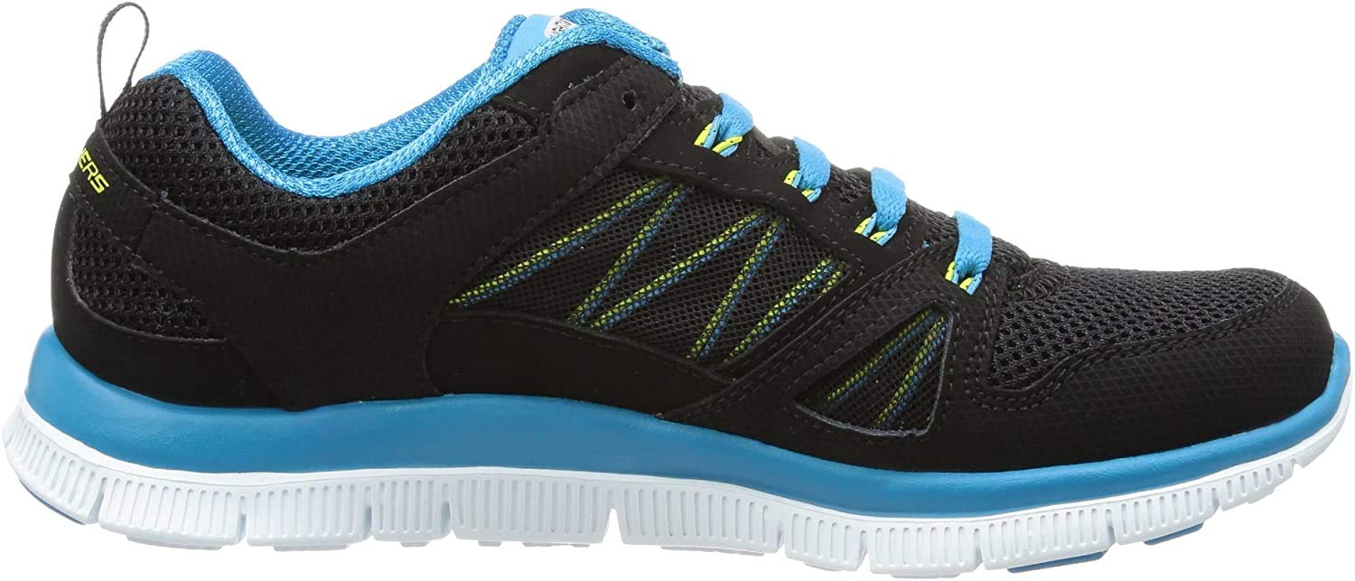 Skechers Women's Skechers Flex Appeal Spring Fever Skechers Comfort Flex  Appeal Spring Fever Sz Gray/Purple Sneakers