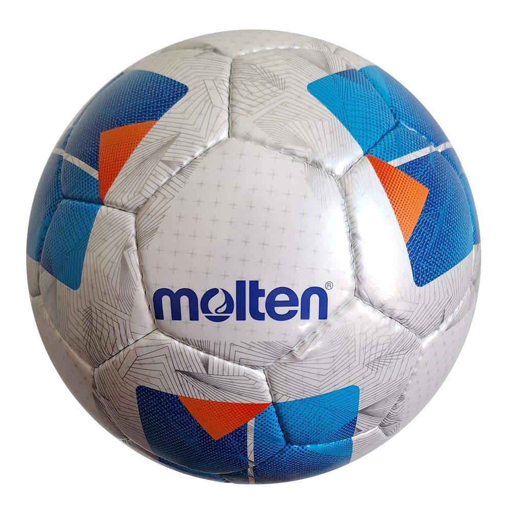 Molten F9N4800 Futsalbäll, White/Blue, 4