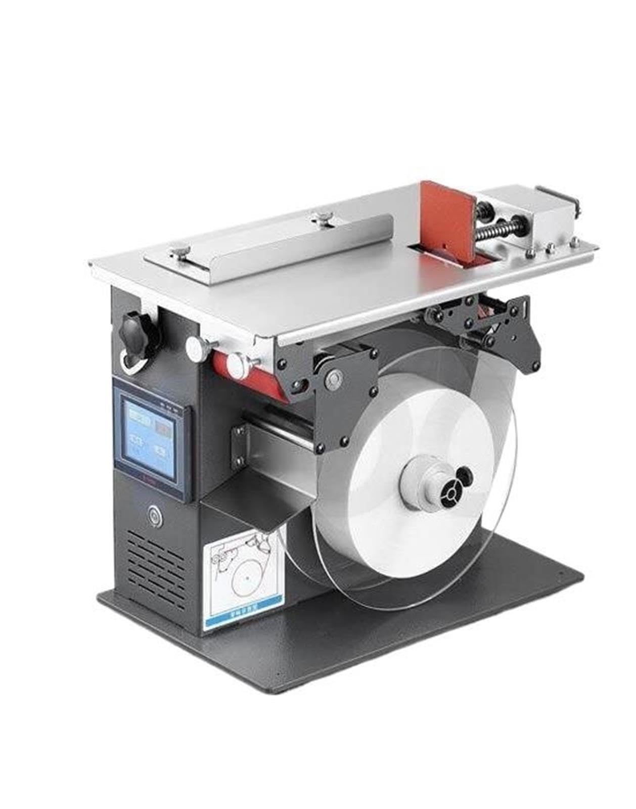 Etichettatrice per etichette con chiusura ad angolo retto, etichettatrice semiautomatica per scatole di imballaggio(Openable lid)
