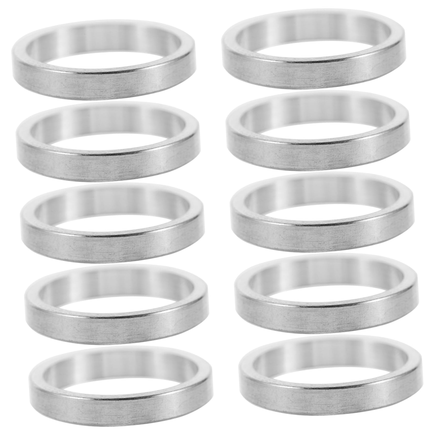 VICASKY 10 Pack Aluminum Bike Handlebar Stem Spacers Single to Double Chainring Conversion for Mountain Bikes Secure Replacement Parts