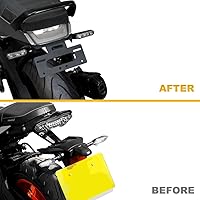 Vista 4 de Eliminador de guardabarros de motocicleta compatible con Husqvarna VitPilen/SvartPilen 401 2020-2023, SvartPilen 125/200/250 2020 2021 2022 2023