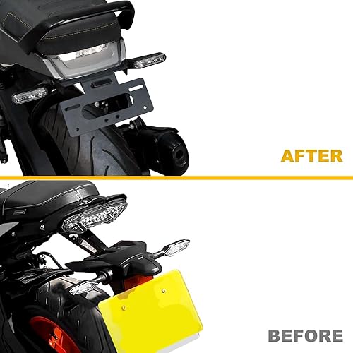 Miniatura 4 de Eliminador de guardabarros de motocicleta compatible con Husqvarna VitPilenSvartPilen 401 2020-2023, SvartPilen 125200250 2020 2021 2022 2023 Tail