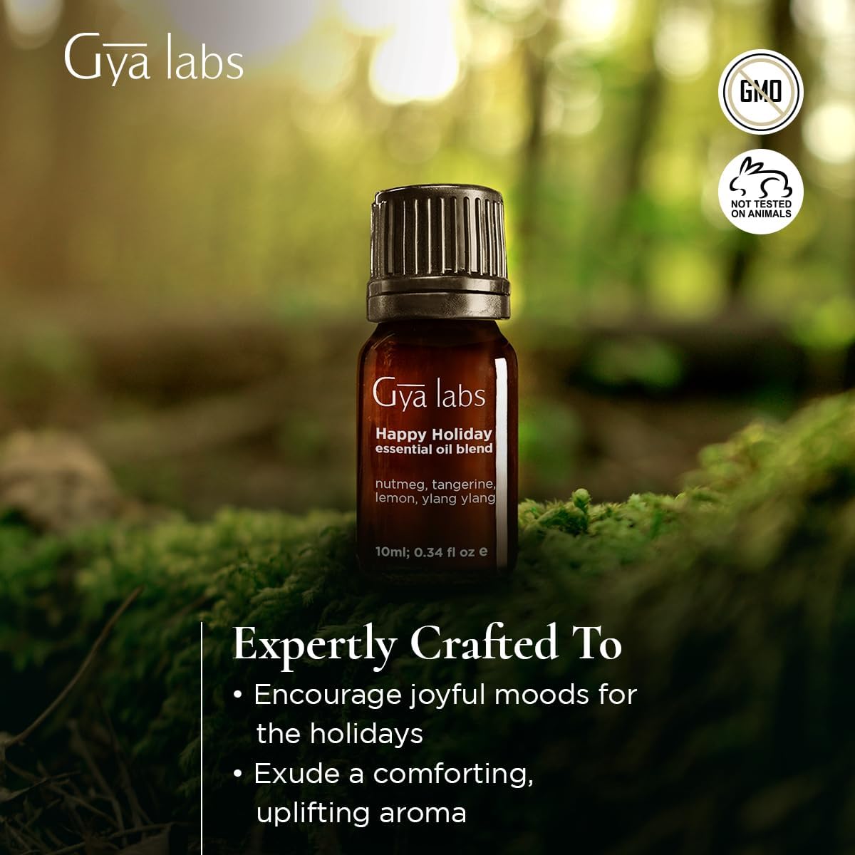 Gya Labs Happy Holiday Essential Oil Blend - 0.34 Fl Oz - for Diffuser image 3