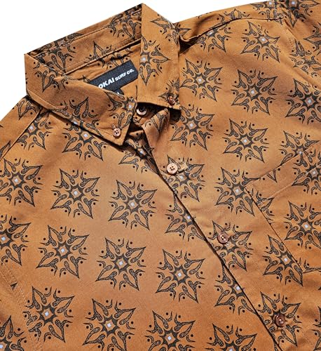 Image of Molokai Surf Button Down Slim Fit Hawaiian Short Sleeve Shirts