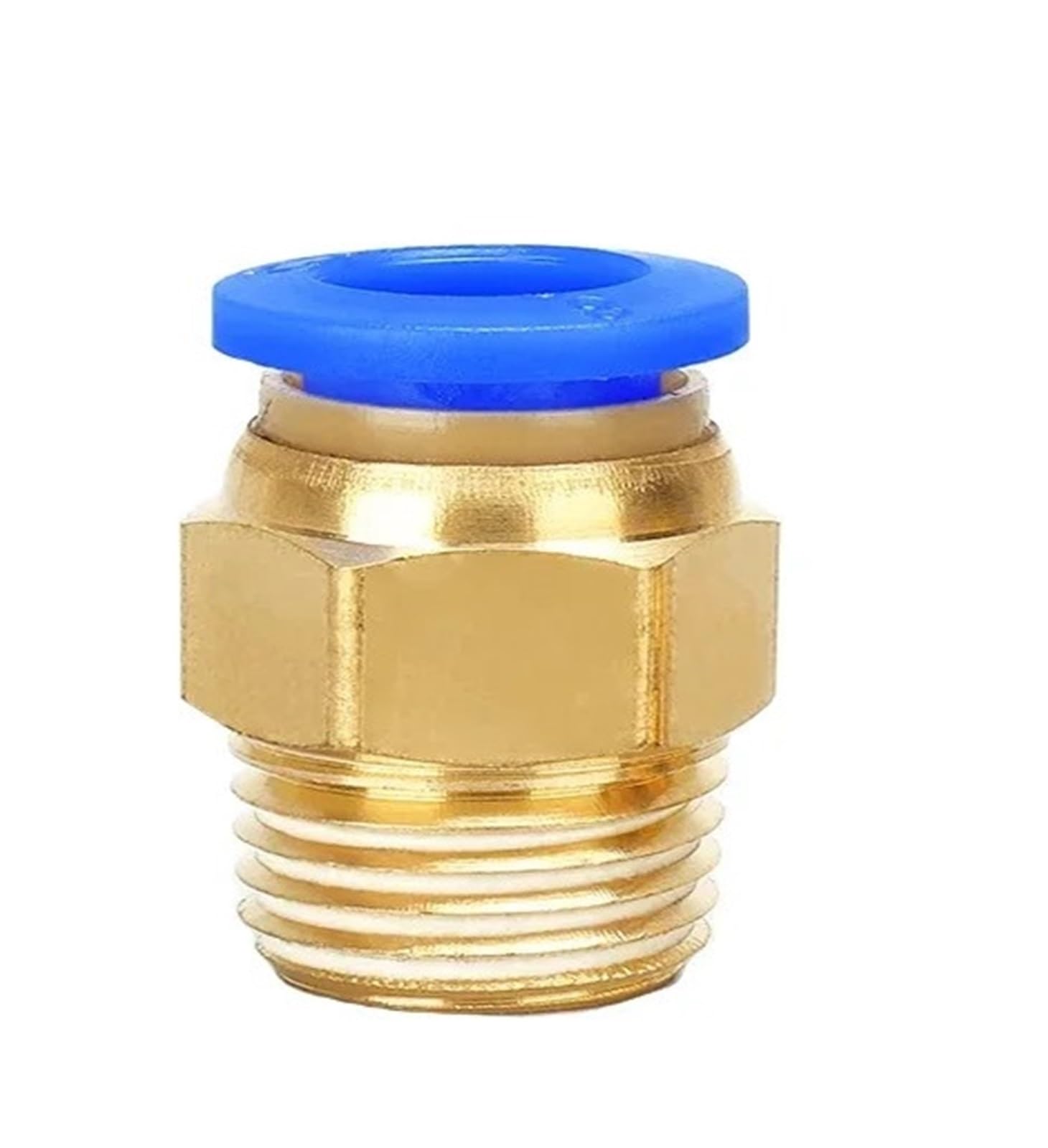 10/50PCS Raccordo Pneumatico Connettore Dell'aria PC 4mm 6mm 8mm 10mm 12mm Filettatura 1/8 "1/4" 3/8 "1/2" Raccordi for Tubi Flessibili Connettori Rapidi(PC4-M5,100 PCS)