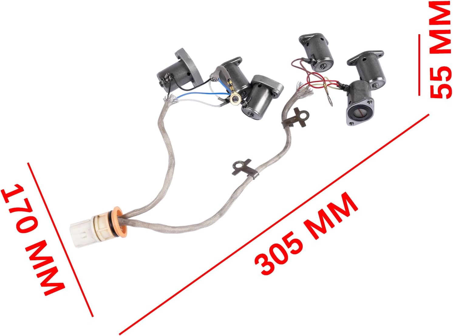 Transmission Shift Control Solenoid Valve Replacement 46313-22700 for Hyundai Accent Elantra Tiburon Kia Rio Rio5 1.5L 1.6L 2.0L 1999-2008 2005-2010