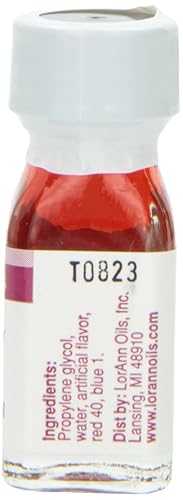 Miniatura 3 de LorAnn Raspberry SS Flavor, 1 botella de dram (0.0125 fl oz - 0.1 fl oz - 1 cucharadita) - Paquete de 12