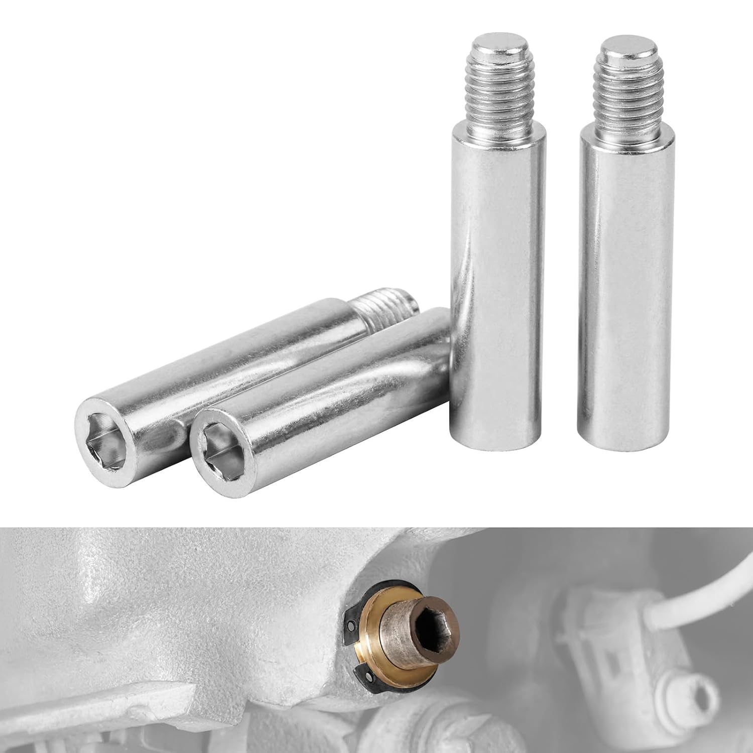 Bevinsee 4Pcs Caliper Guide Slider Pins Compatible with E46 E92 E36 E85 E86 320i 325i 325xi 328i 328xi 330i