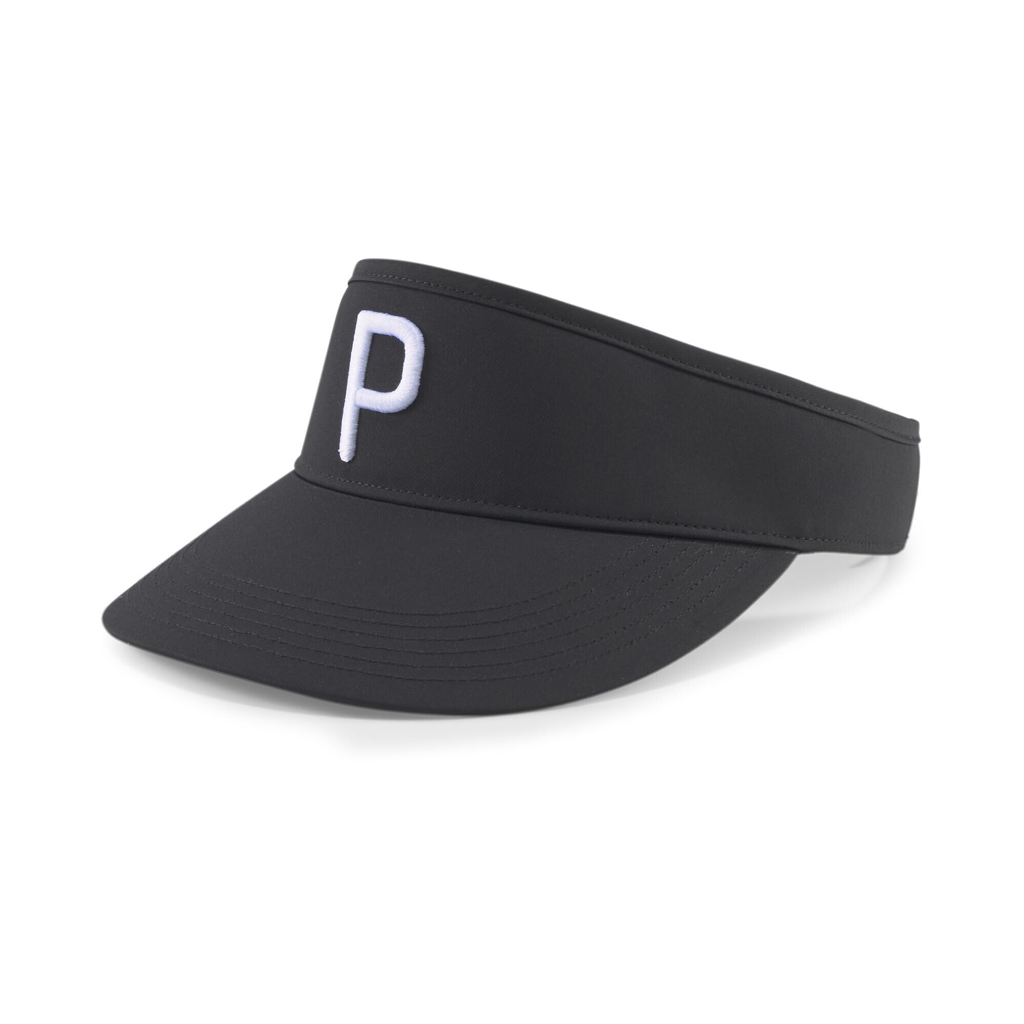 Puma Men's Brt White/Blue P Visor Adj Golf Cap