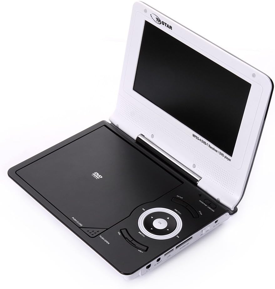 TV Star 7"LCD Portable DVD Player TV Tuner Combo