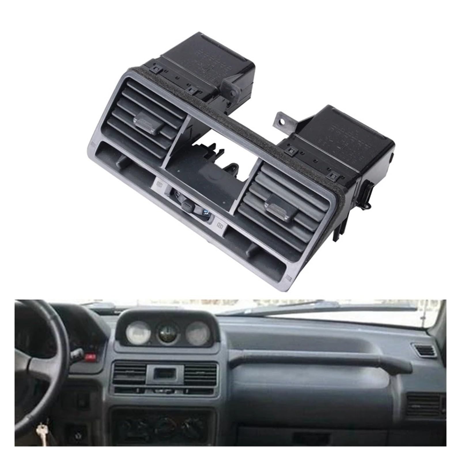 ZHOUKAIDM Air Conditioning Vent Air Condition Air Vent Outlet Panel Dashboard Panel Lined Air Conditioning Outlet Fit for Mitsubishi Pajero Montero V31 V32 V33 MR30 Durable