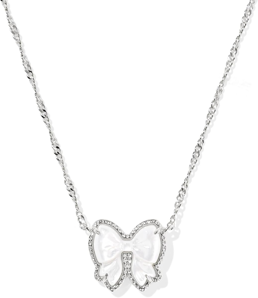 Collar corto con colgante Haley Bow, joyas de moda para mujer