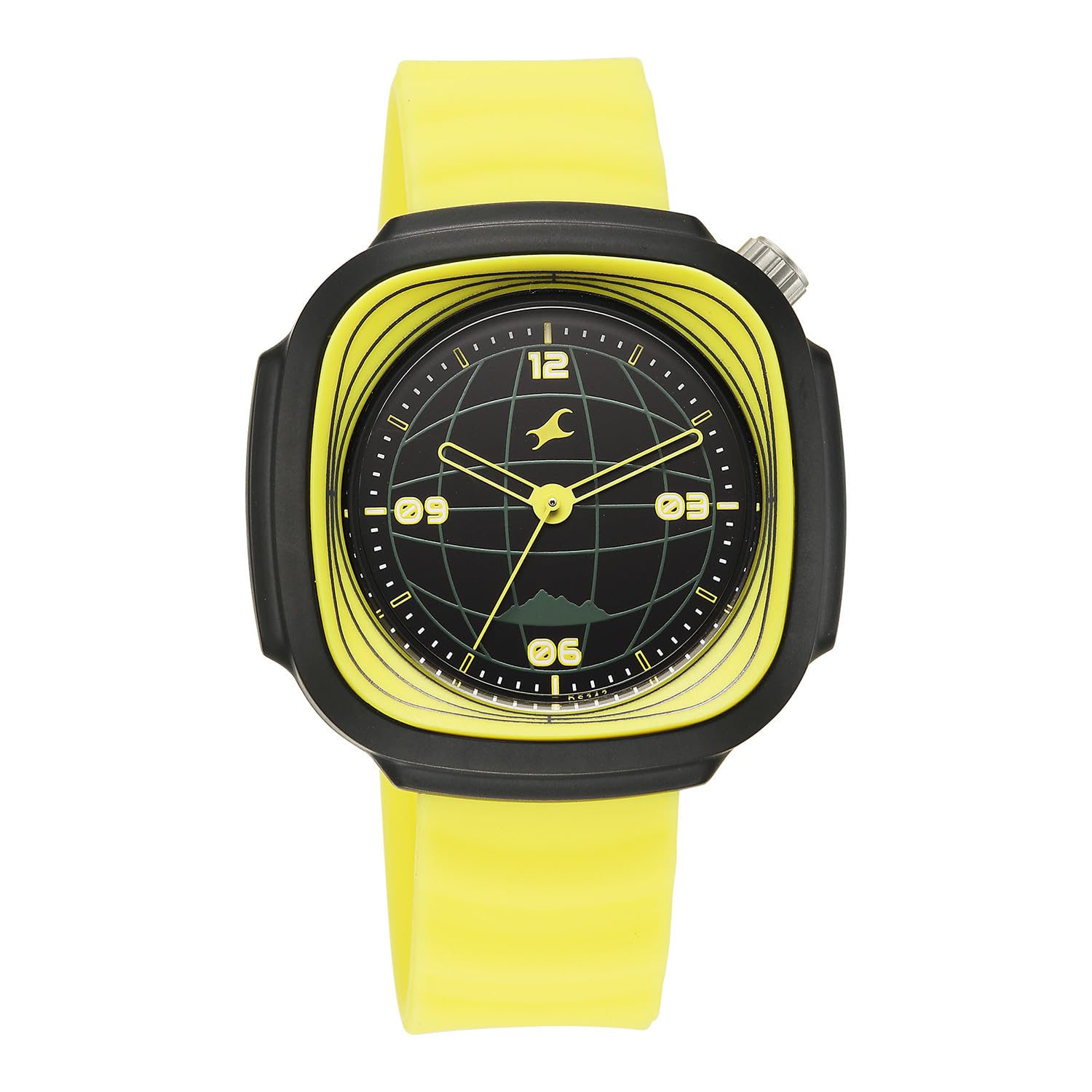 Buy Fastrack-Tees Hype Adventure Quartz Analog Black Dial Yellow