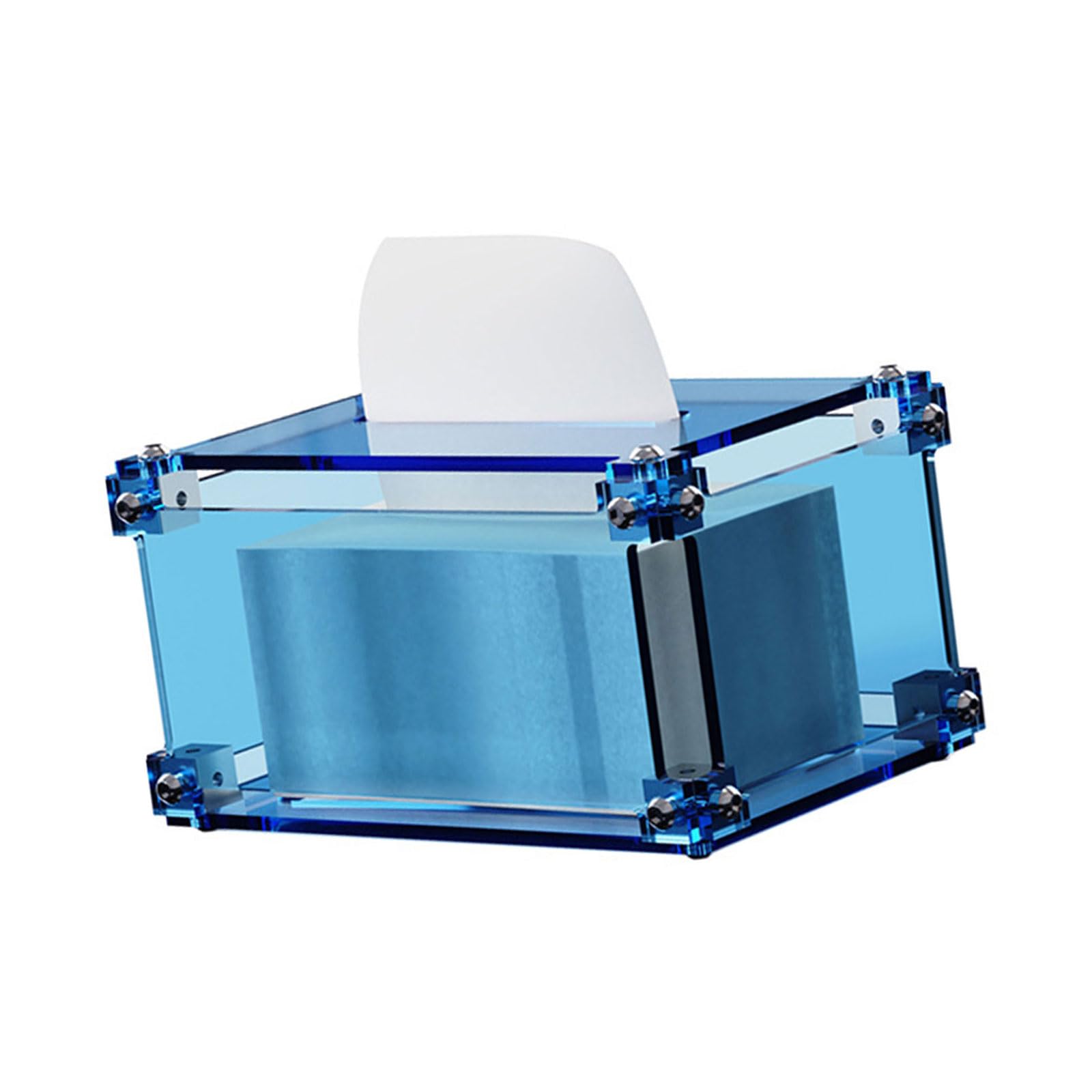 Xjdzineq Stylish Transparency Acrylic Tissue Dispenser Decorative Rectangular Paper Towel Holder Box Covers for Contemporary Acrylic Organiser