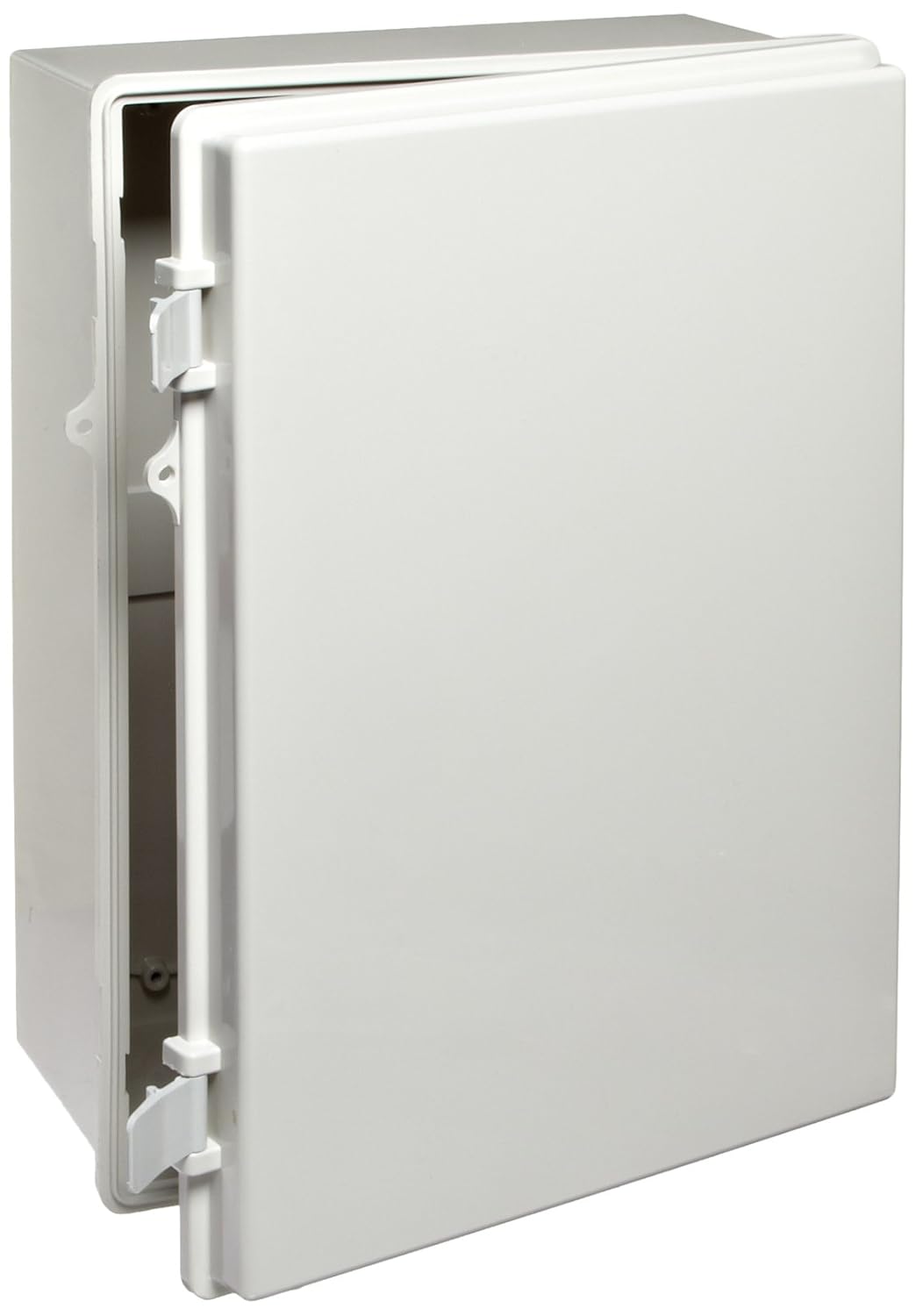 BUD Industries NBB-22247 Style B Plastic NEMA Box with Solid Indoor 15.68" L x 11.73" W x 6.29" H, Gray