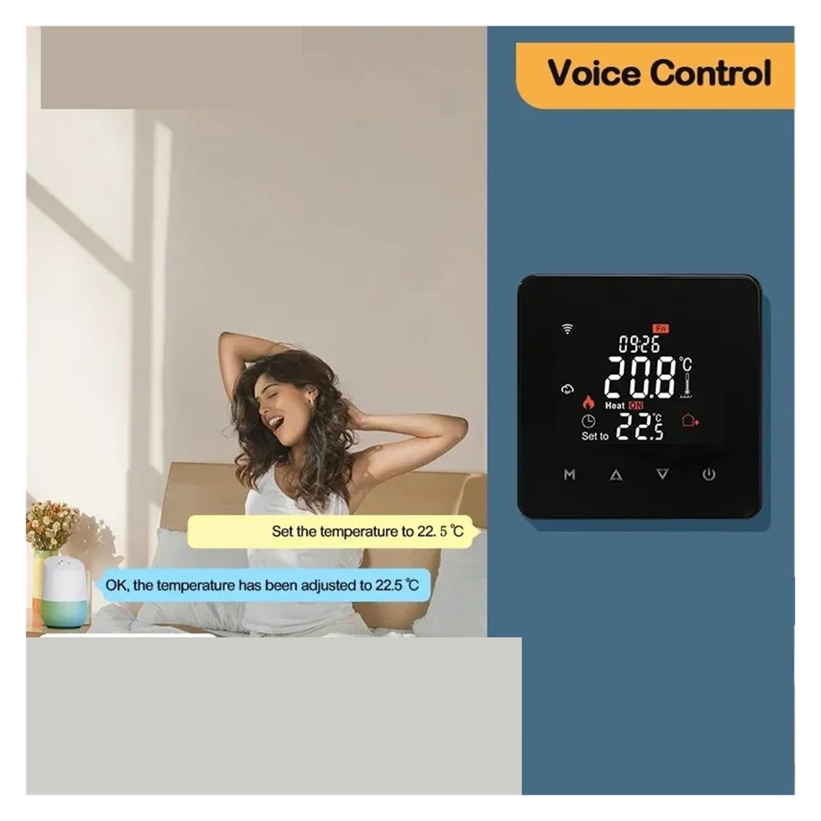 Termostato doméstico Inteligente Agua eléctrica calefacción por Suelo Radiante Caldera de Gas WiFi Control Remoto de Temperatura