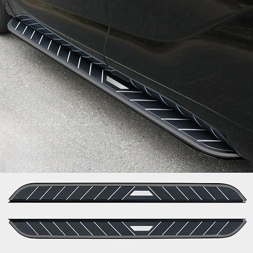 2PCS Side Step Accessories Fit for Jeep Grand Cherokee L 2022-2026 Running Board Padel Step Bar Padel Aluminum Black (with Bracket) WLH