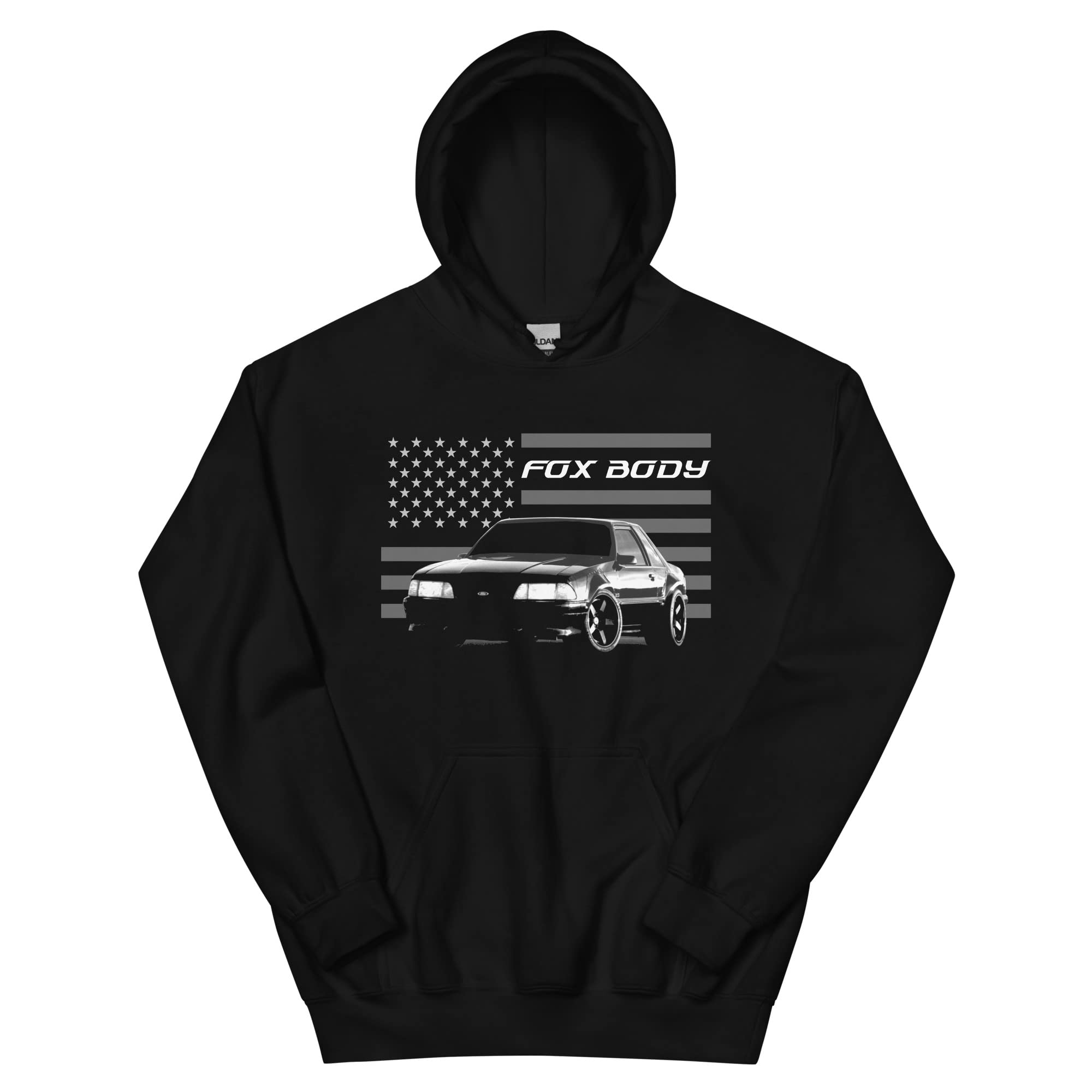 Fox Body American Custom Street Race Culture Stang Driver Car Club bluza z kapturem