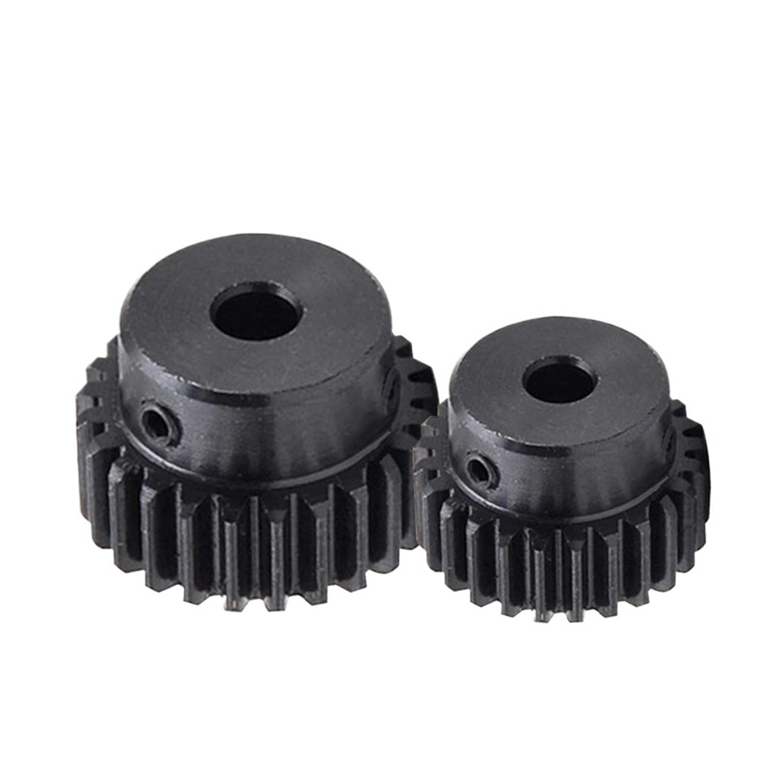 Bevel Gear Pinion Hardware Mechanical 1pcs 1M Spur Gear Metal Transmission Gear 5-12mm Bore Steel 15 Tooth-45 Tooth Pinion Gear Metal Motor Convex Gear(1M-25T(Bore 8mm))