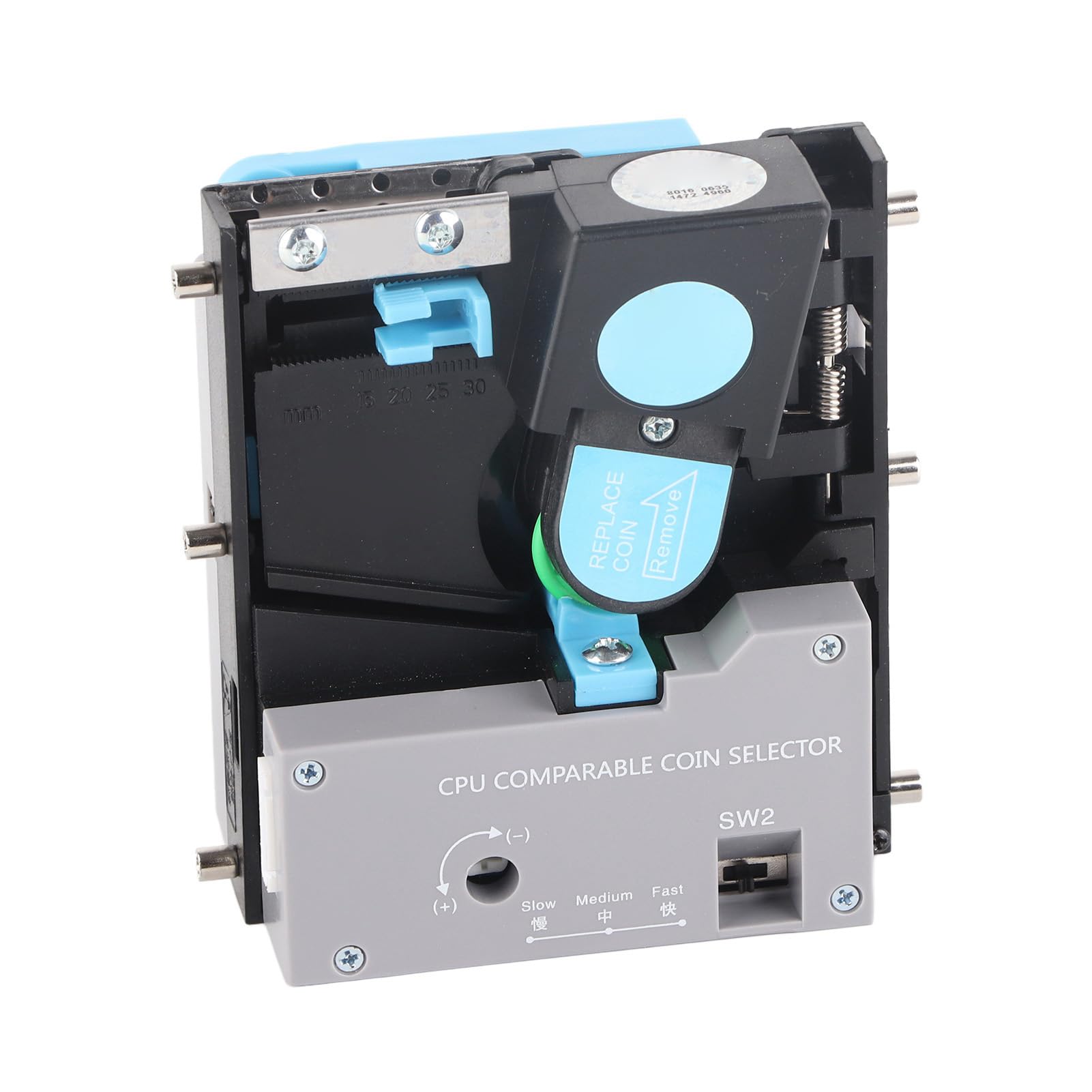Selector de Monedas de TW-800lll, Aceptador Monedas Inversión Rápida Acero Inoxidable para Juegos a Gran Escala, 900 Uds./min