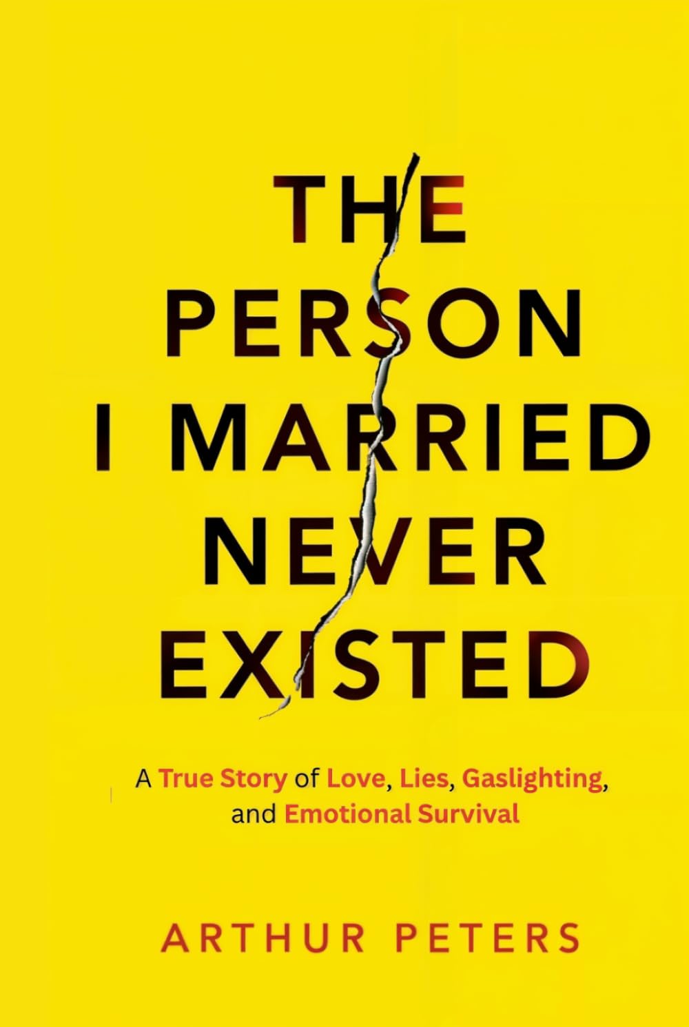 The Person I Married Never Existed: A True Story of Lies, Cheating, Gaslighting, Emotional Abuse, and Finding My Power (The Never Existed Series)