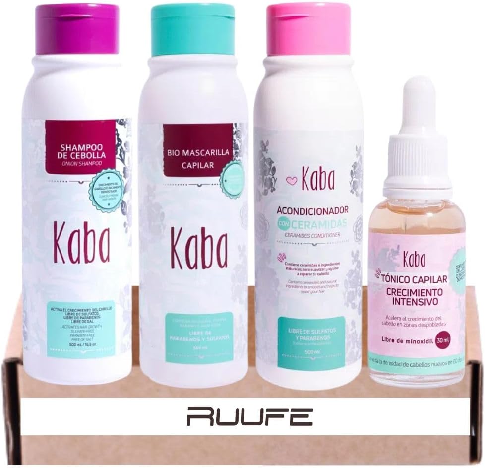 RUUFE Onion Shampoo Kaba Shampoo de Cebolla kaba (2 pack