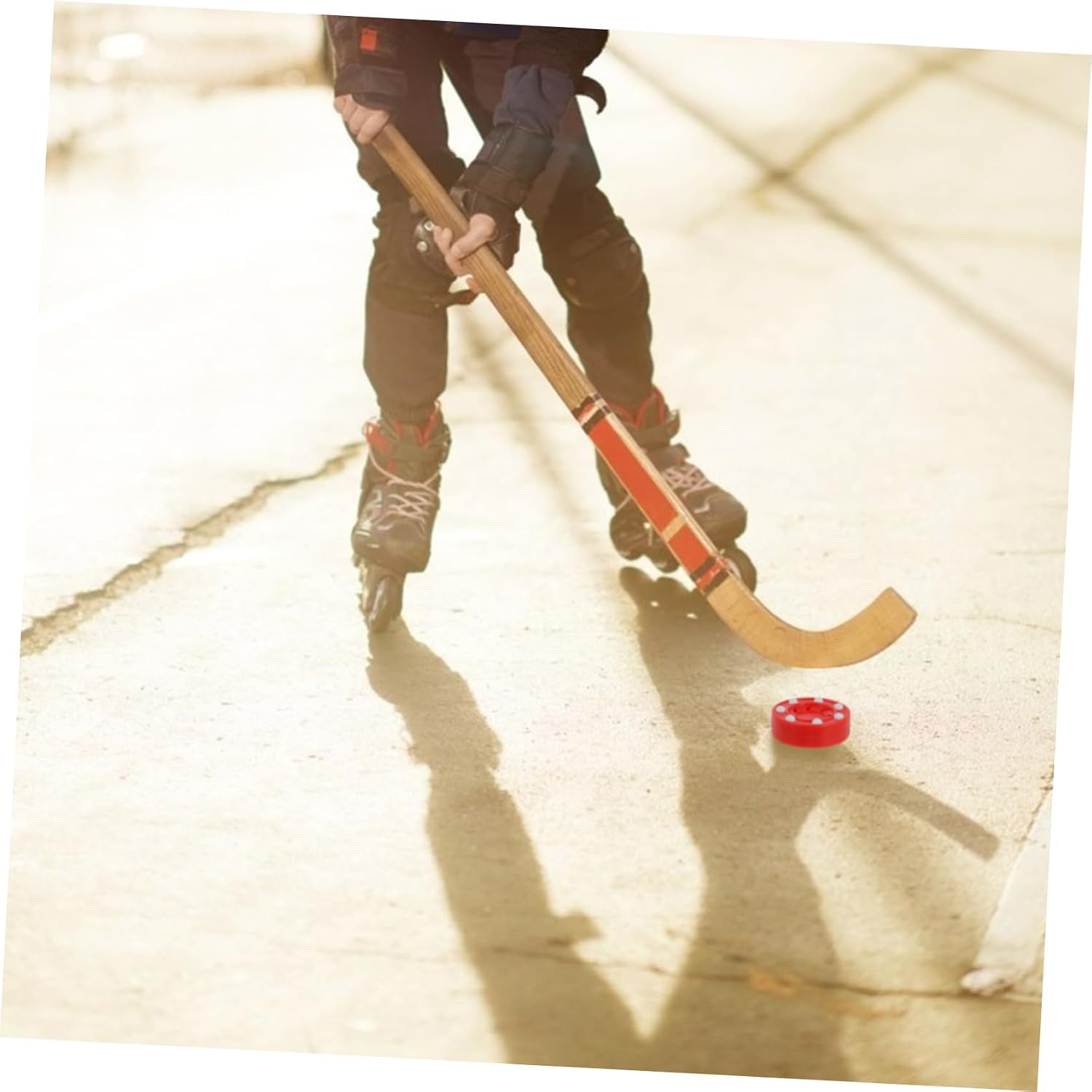 BESPORTBLE Training Hockey Pucks Durable High Strength Ice Hockey for Indoor Practice Competition Lightweight Center Molded for Uniformity for Teens Adults
