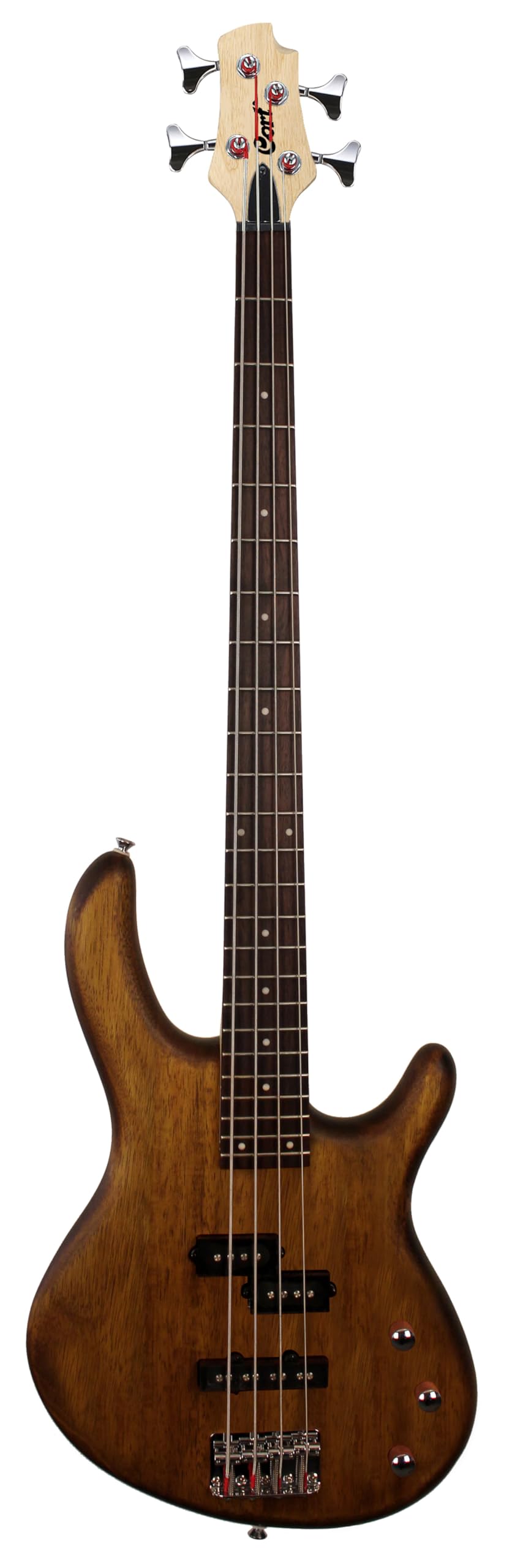 Amazon.com: Cort ACTIONPJOPW Action PJ Bass Guitar, Open Pore