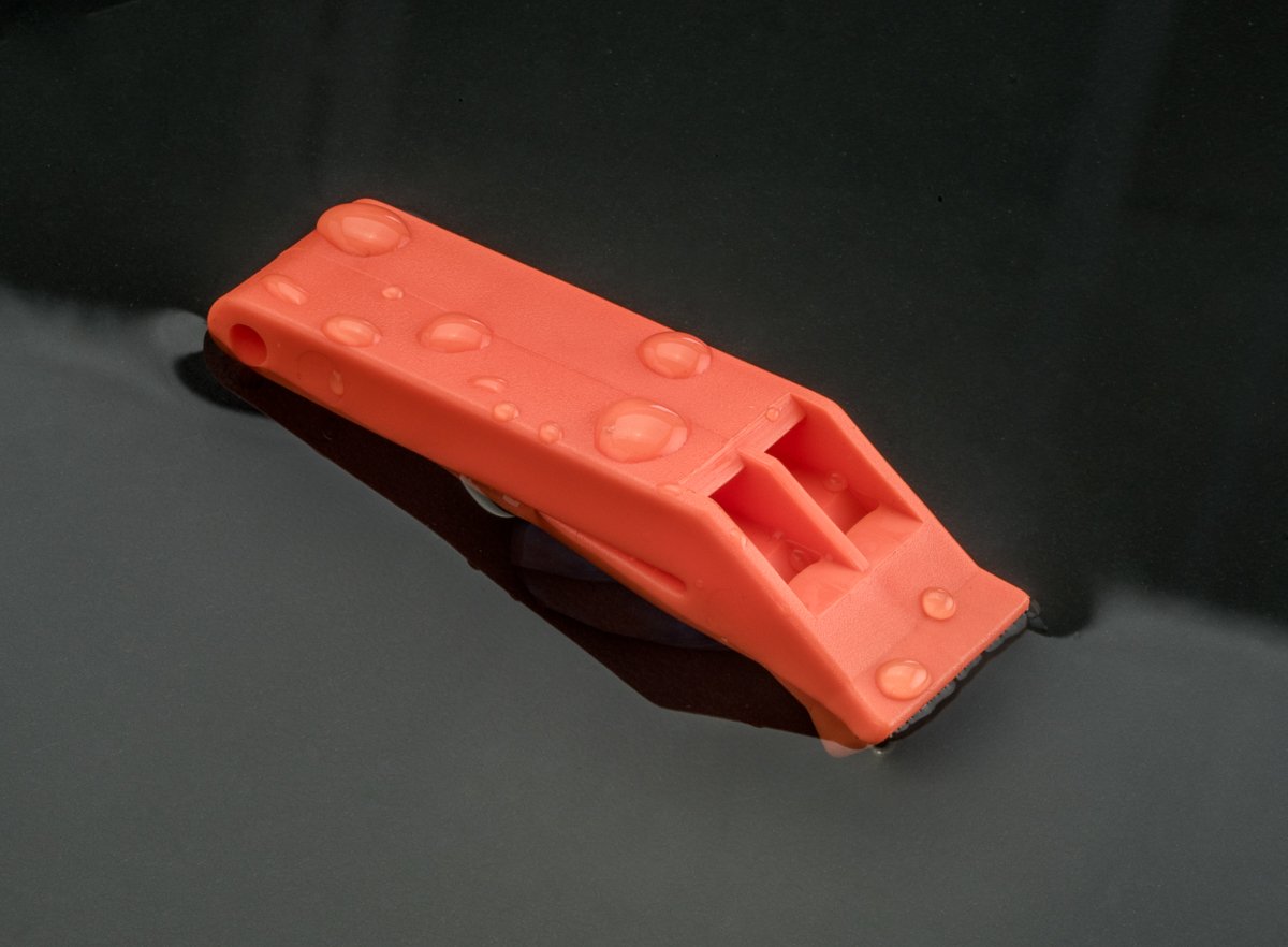 SE Wh36 Orange Plastique flottant sifflets, 36-pack