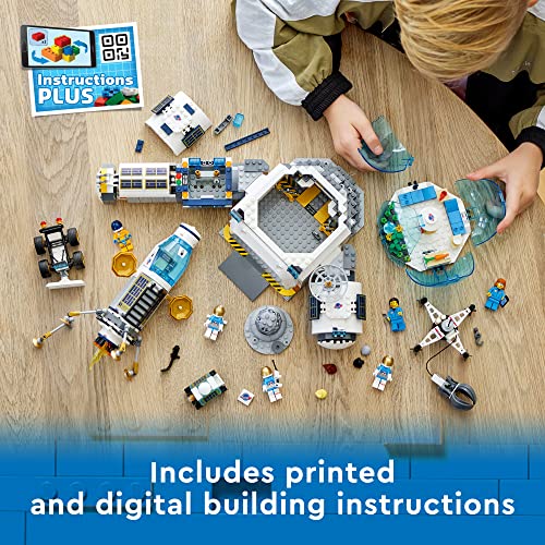 Lego City Lunar Research Base Outer Space Toy For Kids Who Love Space 60350, Nasa Inspired Lunar Lander, Rover And Moon Buggy With 6 Astronaut Minifigures, Ages 7 Plus #TOP3
