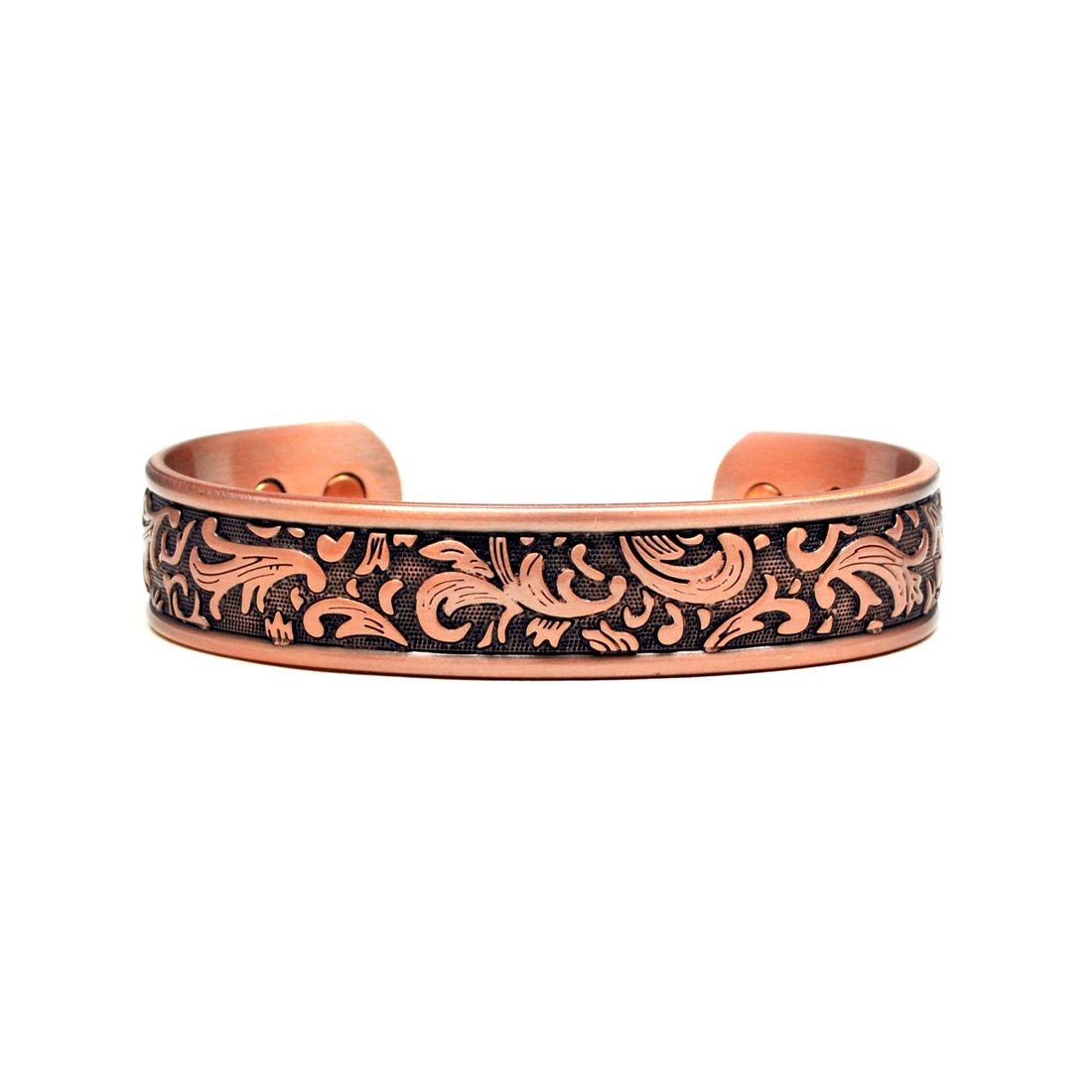 Accents Kingdom Bracelet De Manchette en Cuivre Celtique magnétique De Paisley