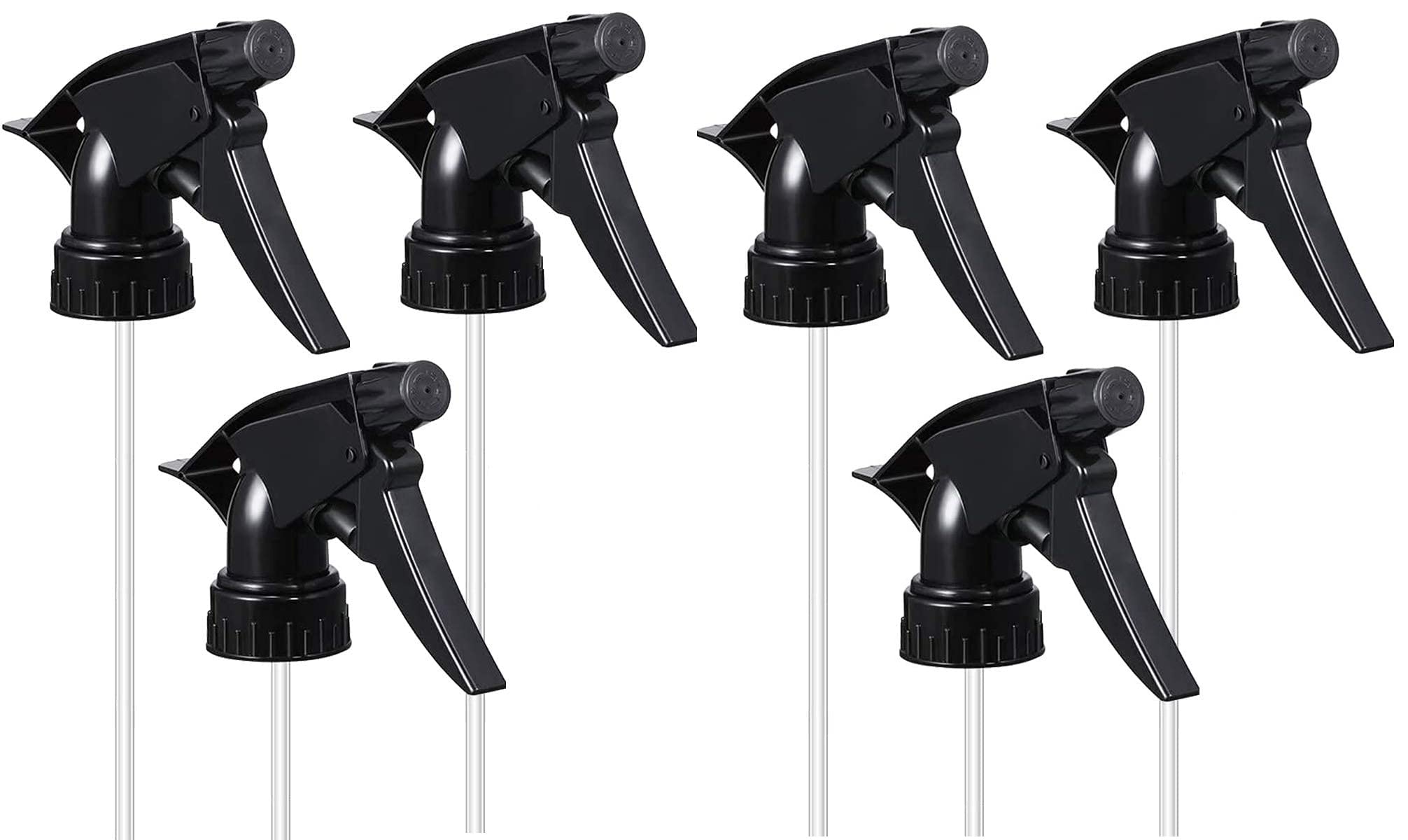 STOIC Plastic Trigger Sprayer Nozzle For Sprayer Bottles Garding Car Bike Wasing (Fits Standard, Color Black Pack of 6) (B0BSNSZQQQ) Amazon Price History, Amazon Price Tracker