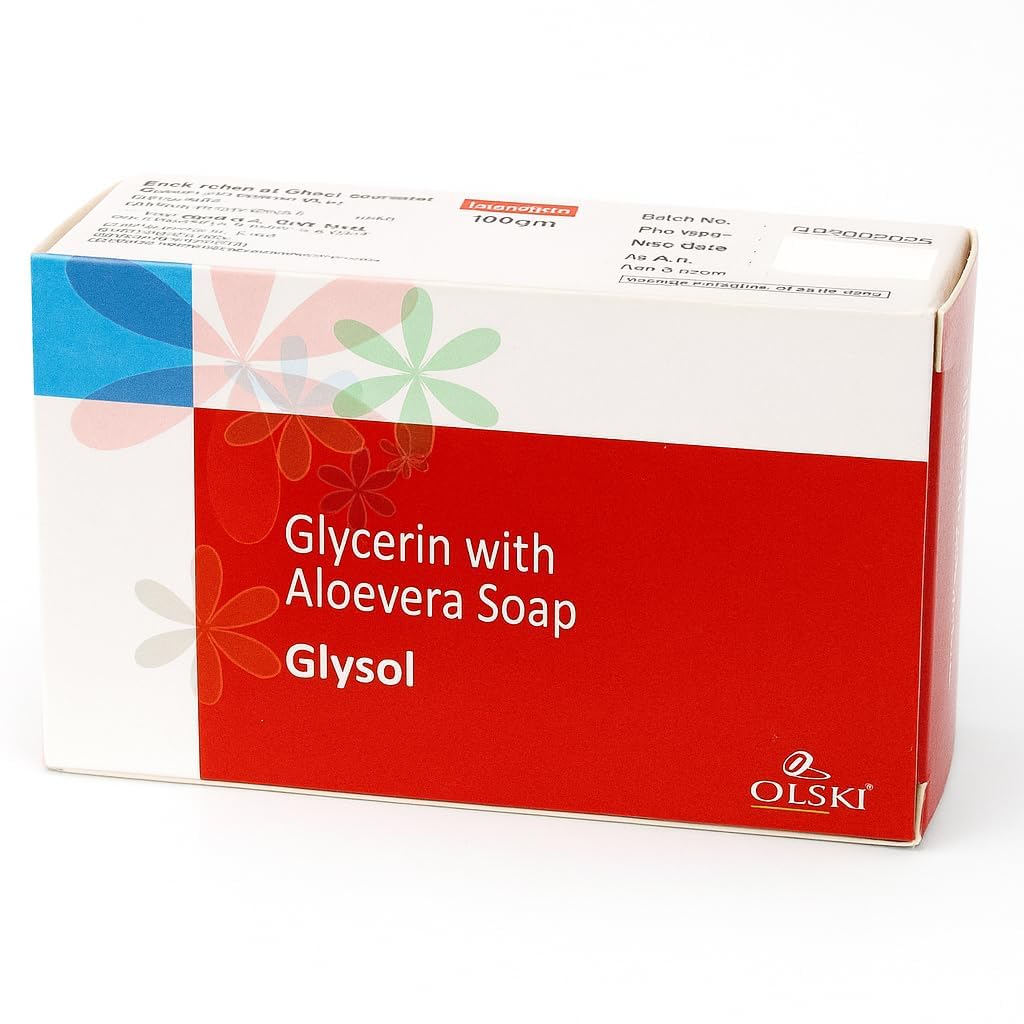 Glysol Glycerin with Aloe Vera Soap – Deep Moisturizing Bath Bar 75g Pack of 3-image-34