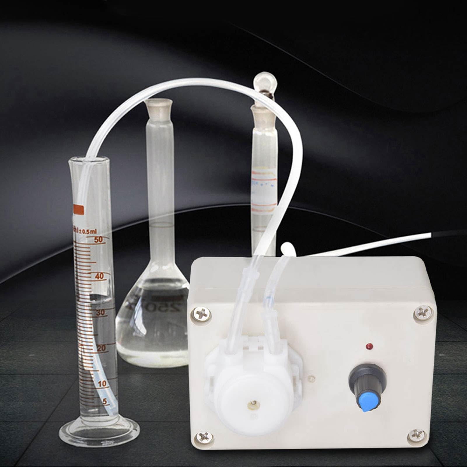 Bomba peristáltica de 50/60 Hz, bomba dosificadora de 1 ml a 250 ml/min, enchufe de EE. UU. 110-240 V bomba de líquido para análisis experimental, bioquímico, farmacéutica, industria