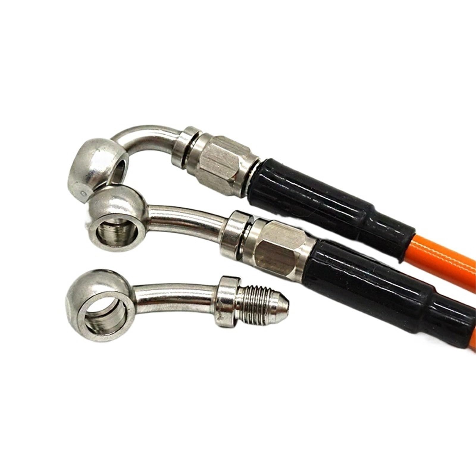 Zestaw naprawczy do linek hamulcowych Do motocykla CRF YZF WR T6 K6 BSE Z7 150-350 Przewód hamulcowy przedni i wąż Długość 1250 mm 28 90 stopni(Red)