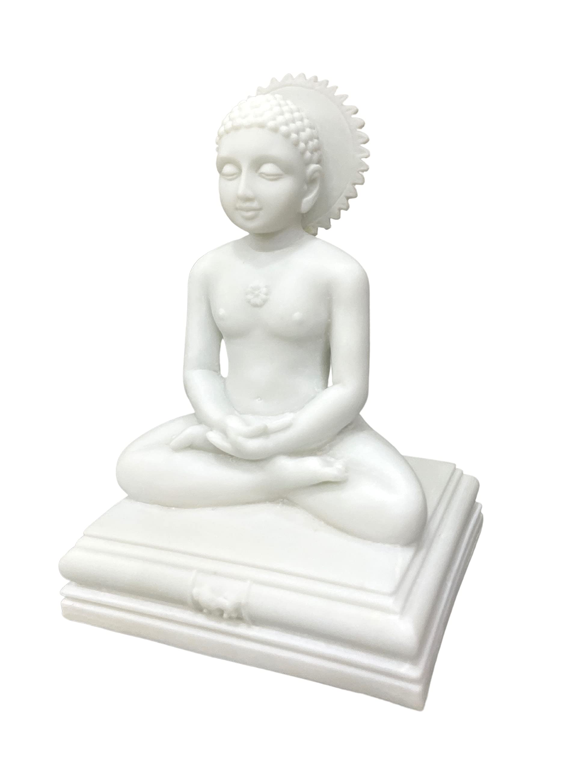 Mahavir Swami Statue - 7 Inch Resin Idol -4