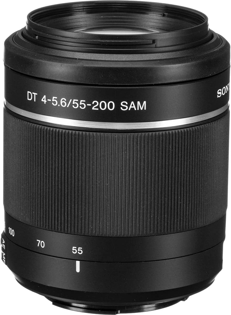 Sony 55-200mm f/4-5.6 SAM DT Telephoto Zoom Lens for Sony Alpha Digital SLR Cameras
