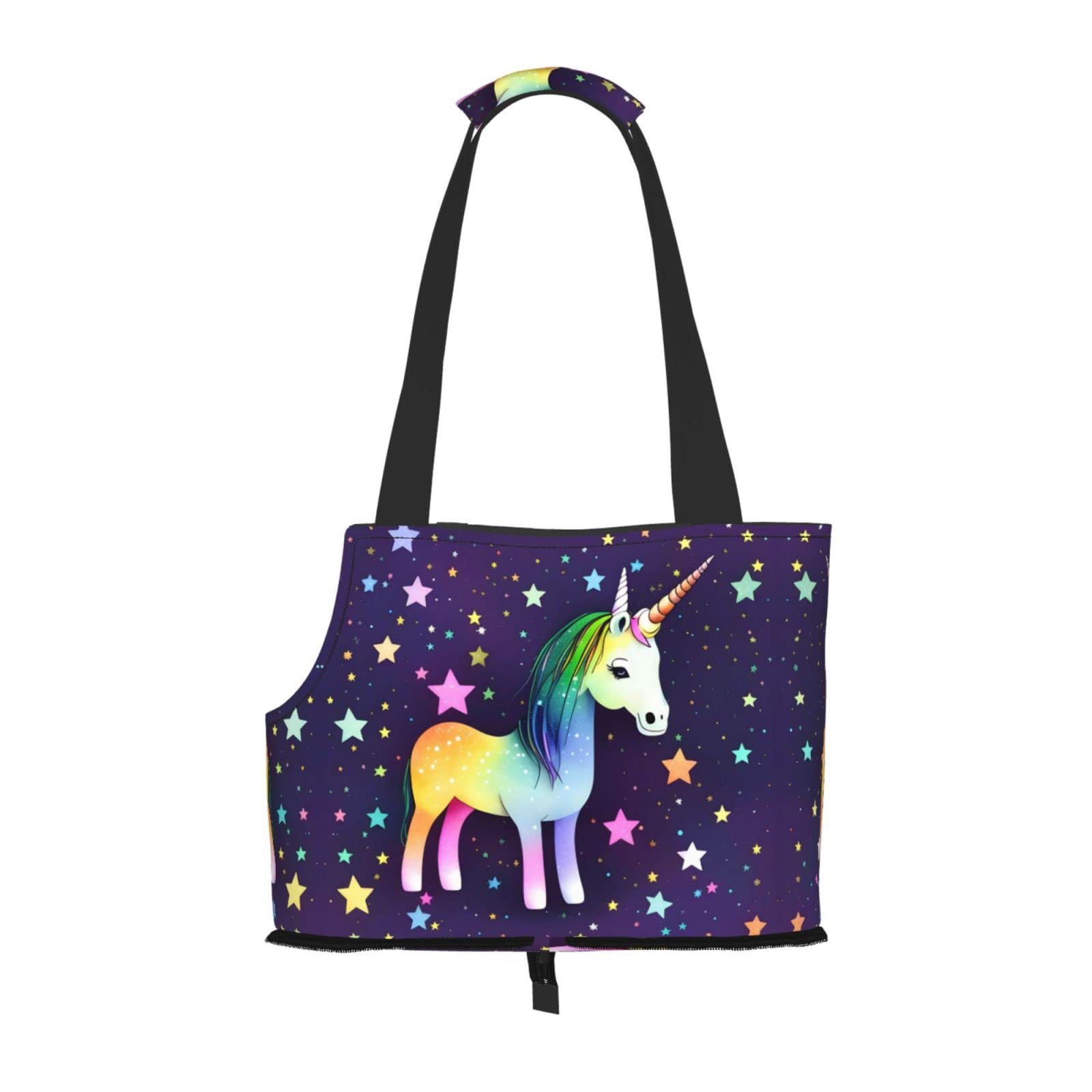 One-Horse Star Pet Tote Bag - Waterproof and Wear-Resistant Portable Shoulder Bag for Small Dogs and Puppies