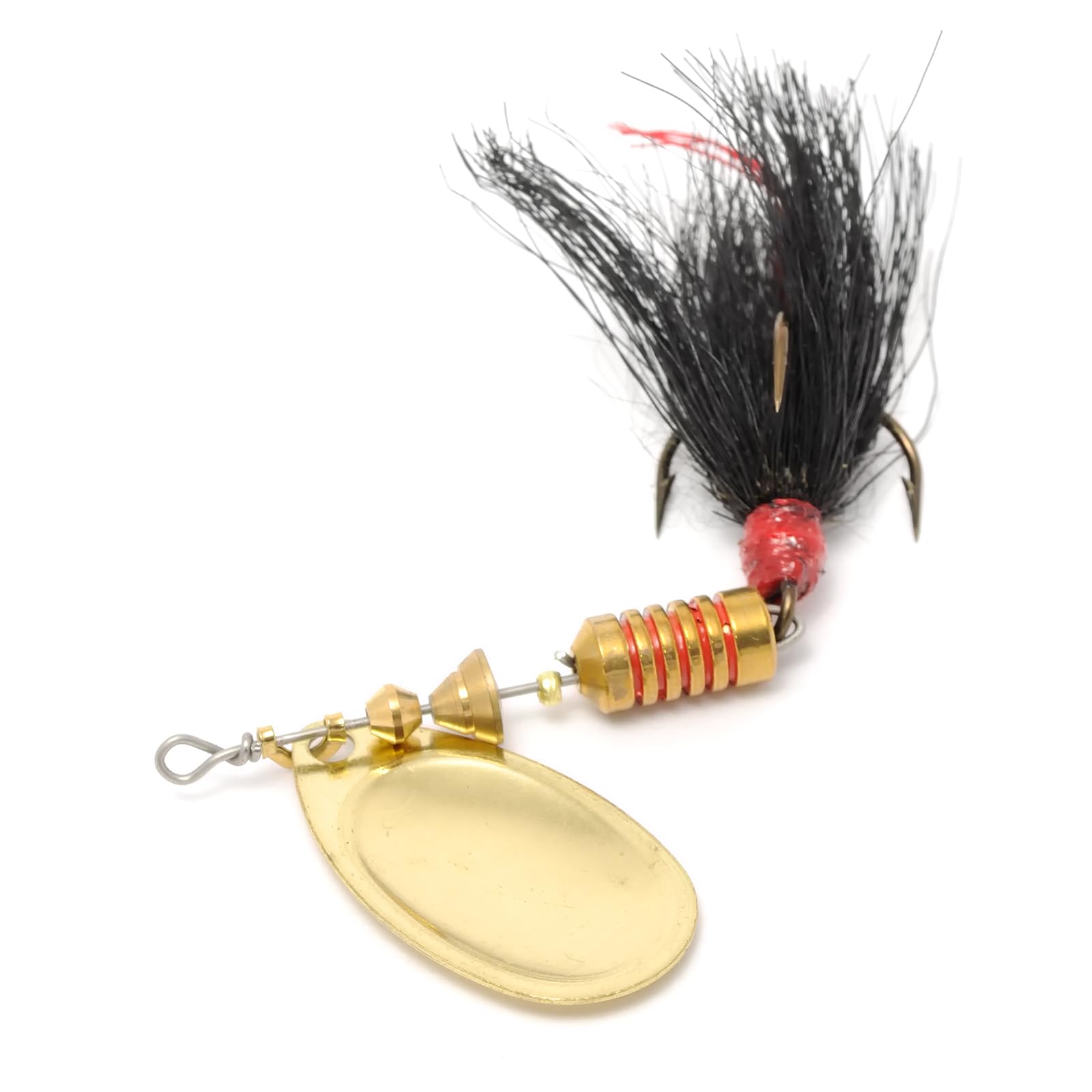 PATIKIL 100-Pack Brass Fishing Spinner Clevis Links - U-Shaped Connectors For Lure & Spinnerbait Making