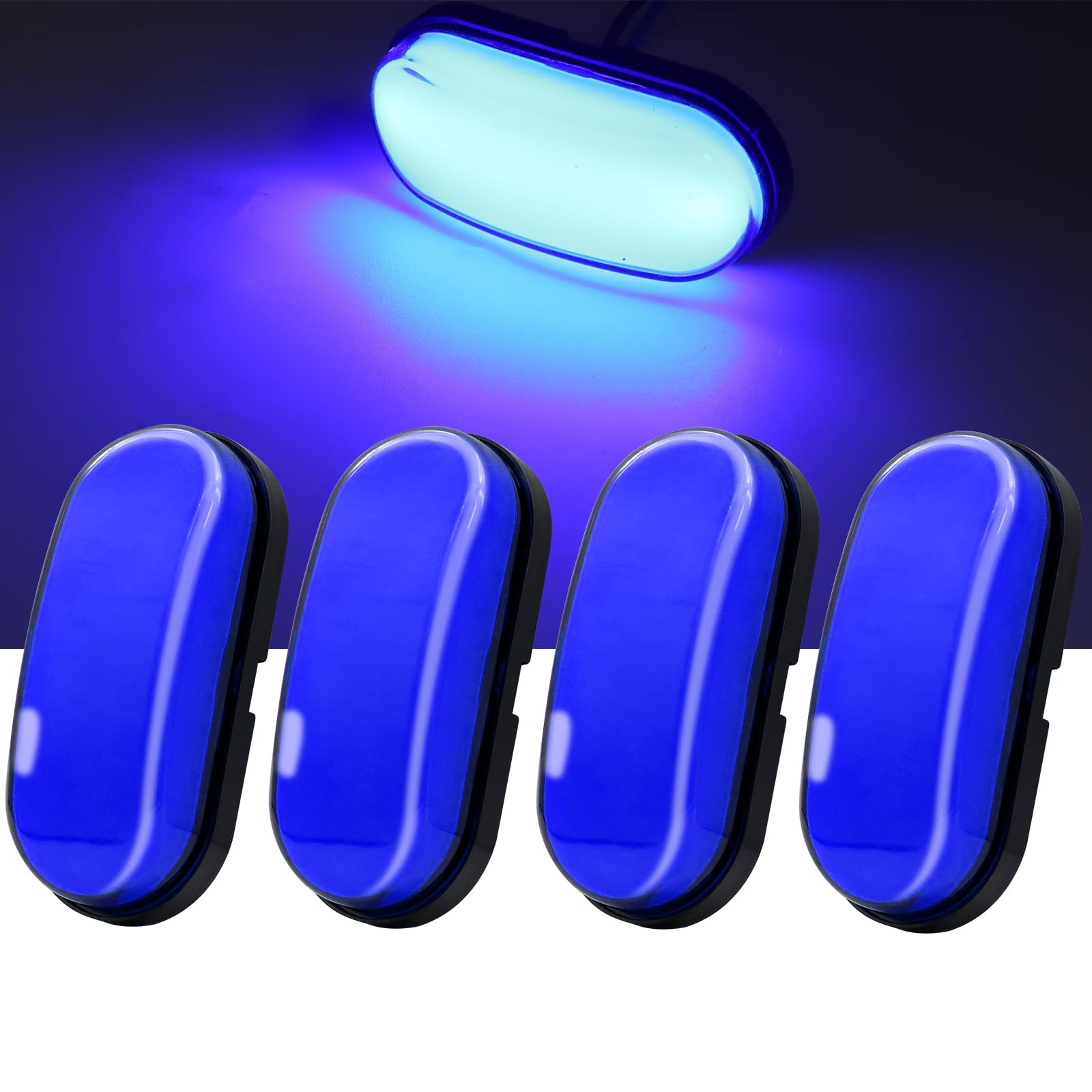 Amazon.co.jp: X-STYLE サイドマーカー led 12V 24V トラック用led 青